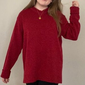 Red sweater